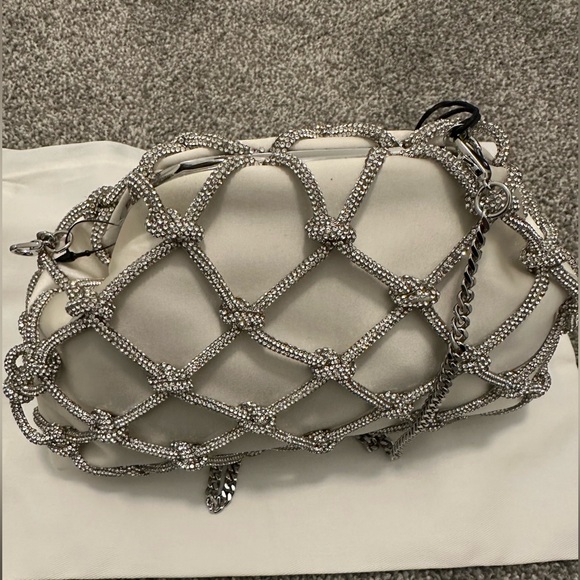 TED BAKER LONDON KYLER CRYSTAL CLUTCH BAG - Picture 1 of 3